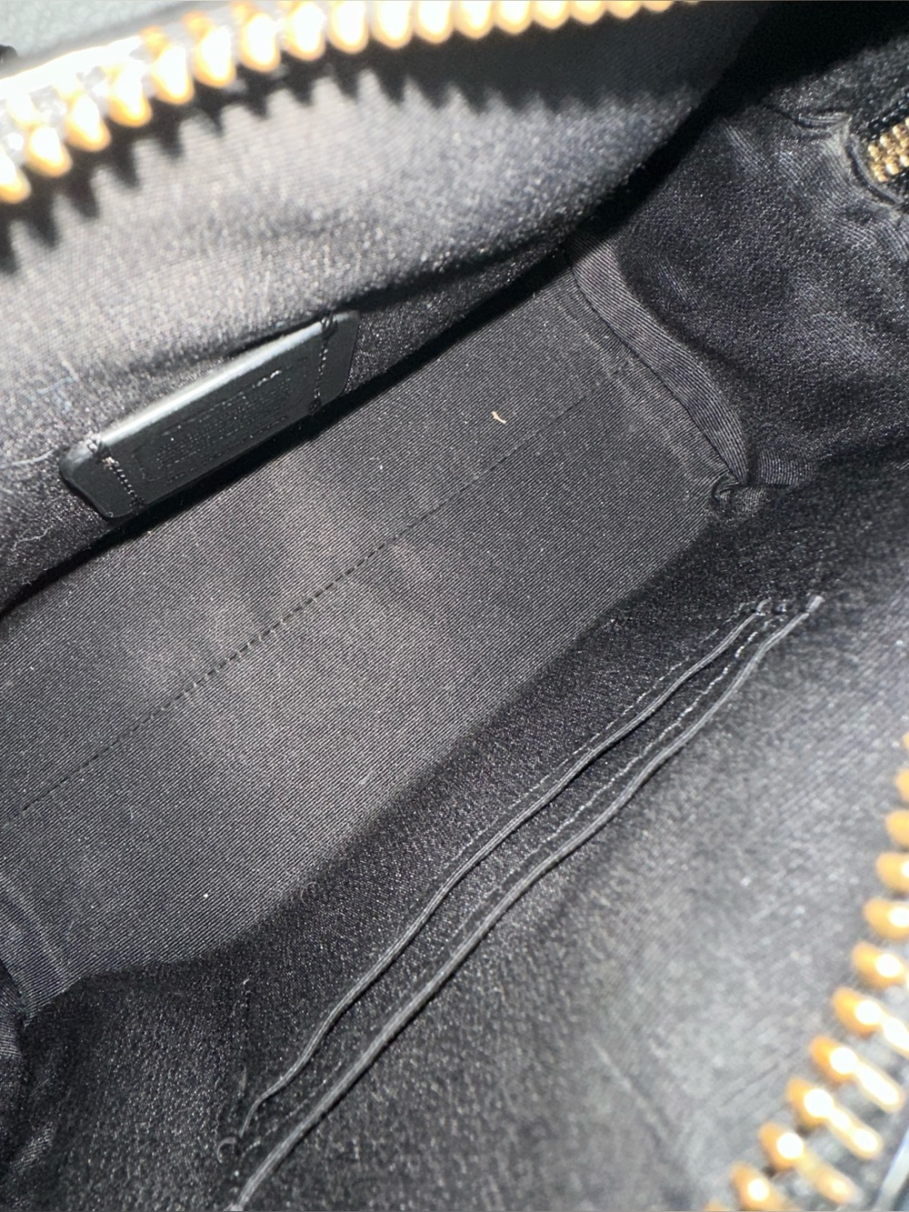 Coach Mini Bennett Crossbody Bag Black Crossgrain Leather F76629 Gold Hardware - Picture 12 of 14